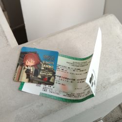 当日もらえなかったイベントのステッカーを確保