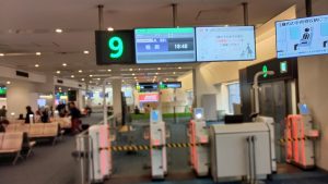 福岡行きのJAL331便