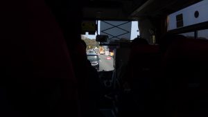  福岡高速環状線の手前でも渋滞があった。