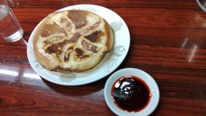 天山の羽根つき餃子