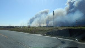 何か所も火をつけているようだ