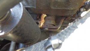 INNOCENTI120SLのステーディーロッドが壊れた。