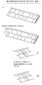 横の勘合で開いてしまう点の注意