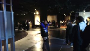 RAISE入場前の待機列。朝霜が来ていた。