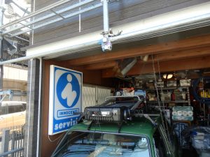 ルームランナーが車庫で邪魔になっていた。