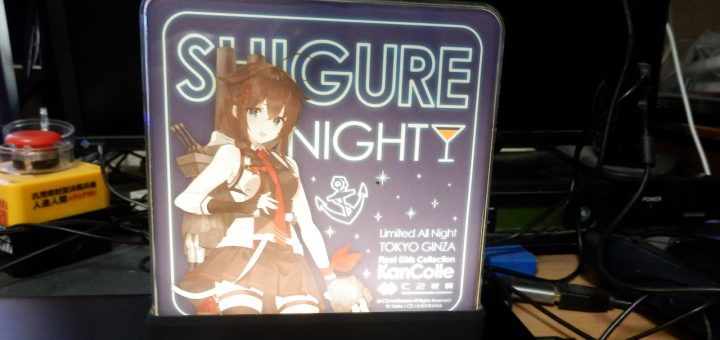 物販のShigureNIightの看板