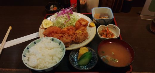 鶏のから揚げ定食