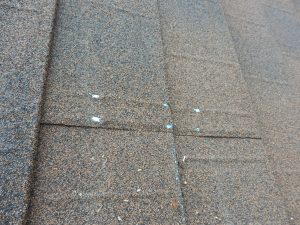 足場にのっけた部分が剥げてしまっている