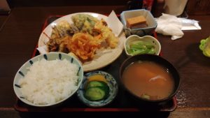 野菜天ぷら定食