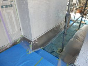 かなり入念に、マスクキング作業を行った。
