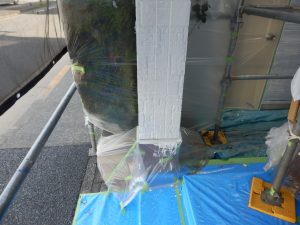 かなり入念に、マスクキング作業を行った。
