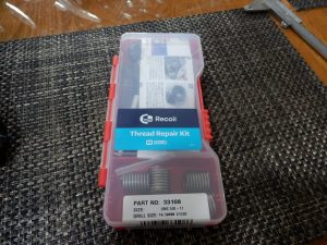 MINIのドレーンプラグのリコイルキットが到着