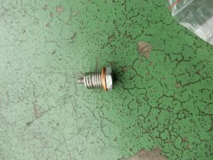 ドレーンプラグにRecoilを嵌めてみたところ。