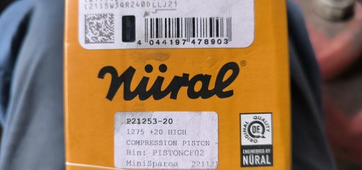結局ハイコンプレッションの+20のピストンを使うことにした。