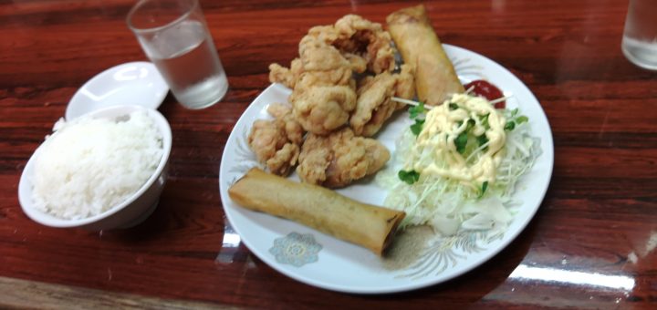 天山が春雨を始めた。あとから揚げ