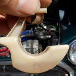 フロートにたくさんのガソリンが入っていて、オーバーフローしていた