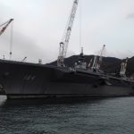 タイミングよくかがが入港