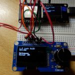 1.3インチのOLEDとロータリーエンコーダのボードがあったので、動作確認してみた。